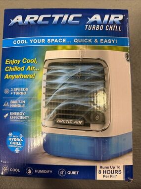 Arctic Air Turbo Chill Portable Cooler - Blue